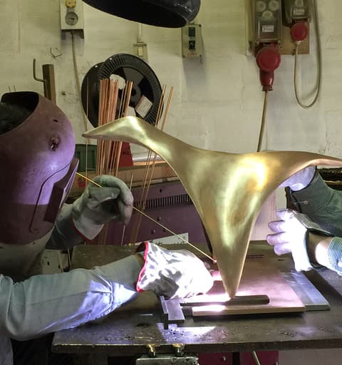 Eric Luc Maquet à la fonderie de Bologne
